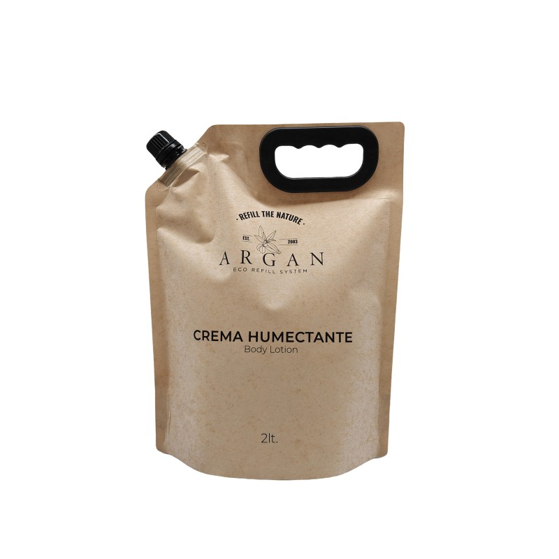 Crema Humectante Doypack 2L. con Aceite de Argán